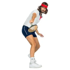 Discount Wilbers Karnaval B.V. Tennisspiller Retro Herrekostume