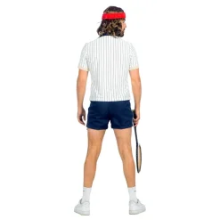 Discount Wilbers Karnaval B.V. Tennisspiller Retro Herrekostume
