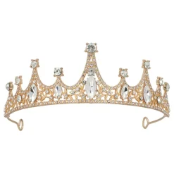 Boland Party Partners B.V. Tiara i Metal Rosaguld - Kostumetema|Hatte