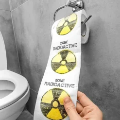 Gadget Master sp. z o.o. sp.k. Toiletpapir Radioactive Zone - Hjem & Husholdning