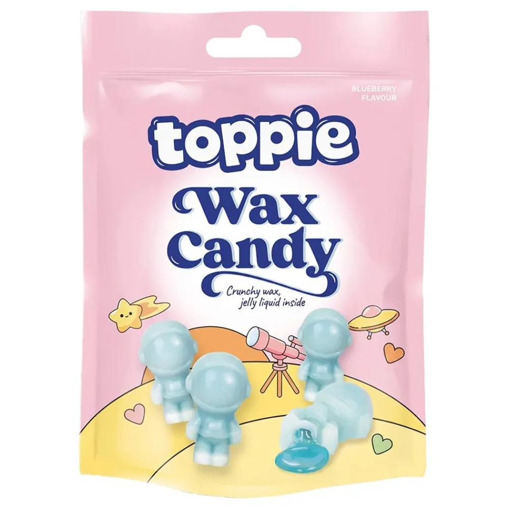 Clearance USA Godis AB Toppie Wax Candy Astronaut Blåbær