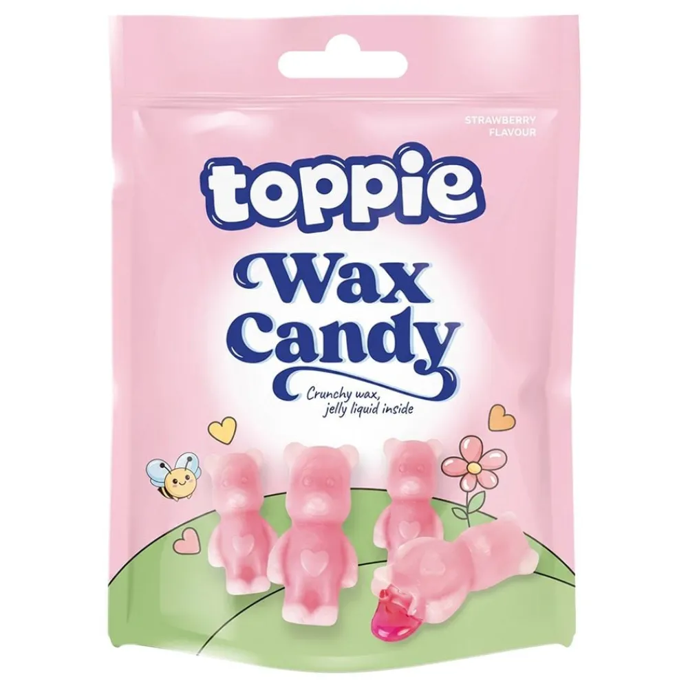 USA Godis AB Toppie Wax Candy Bear Jordbær - Slik