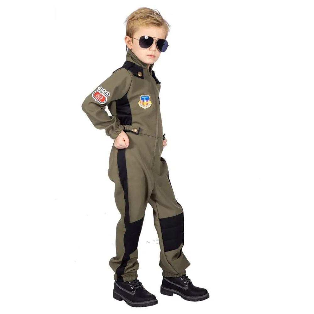 Outlet Wilbers Karnaval B.V. Top Pilot Børnekostume