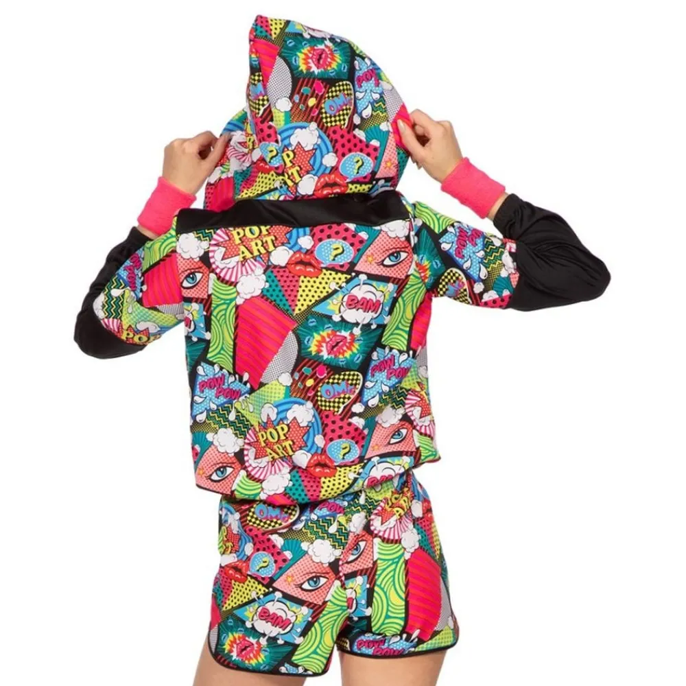 Wilbers Karnaval B.V. Tracksuit Pop Art Kostume - Tøj|Udklædningskostumer