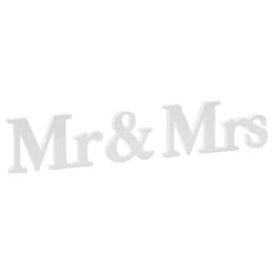 Outlet Partyking AB Træbogstaver Hvide Mr & Mrs
