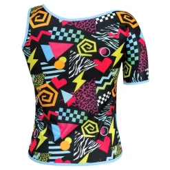 Fiestas Guirca, S.L T-shirt Back to 90's Dame - Tøj|Udklædningskostumer