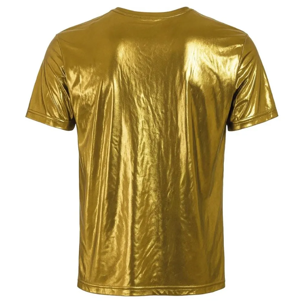 Netshirt Group AB T-shirt Guld Metallic - Tøj|Udklædningskostumer