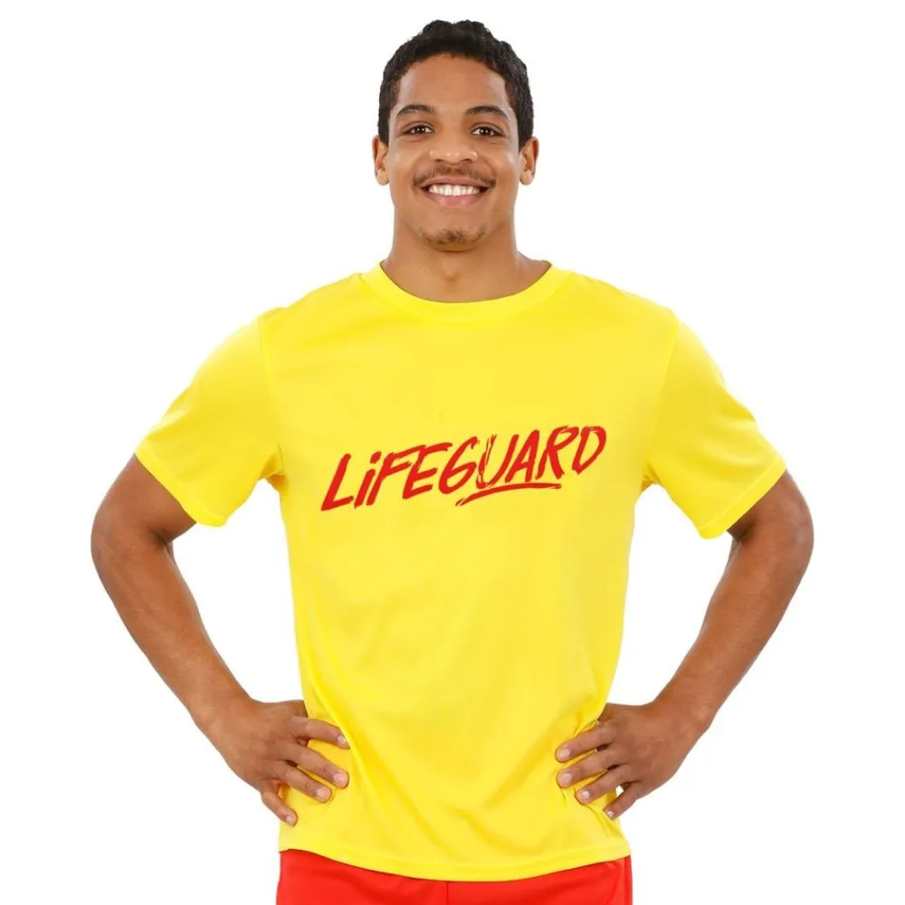Rubies Netherland B.V. T-shirt Lifeguard Gul - Merchandise|Tøj