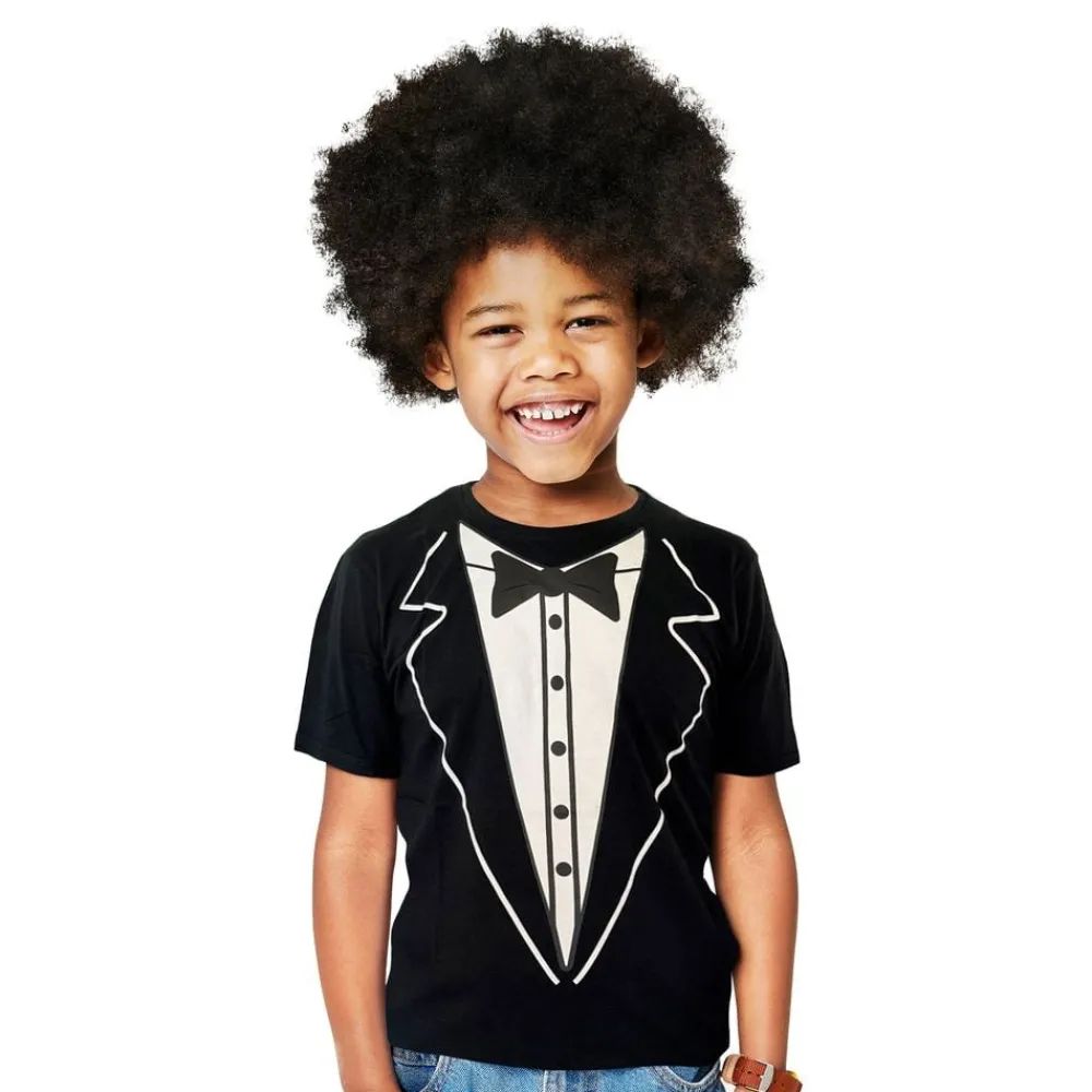 Netshirt Group AB Tuxedo Børne T-shirt - Tøj|Udklædningskostumer