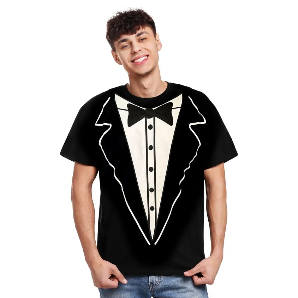 Netshirt Group AB Tuxedo T-shirt - Tøj|Udklædningskostumer