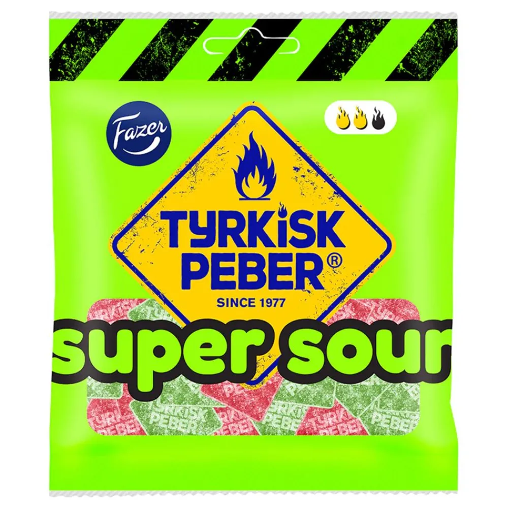 USA Godis AB Tyrkisk Peber Super Sour - Slik