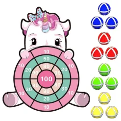 Original Cup SAS Unicorn Dart med Velcro-tavle - Festtilbehør|Spil & Leg