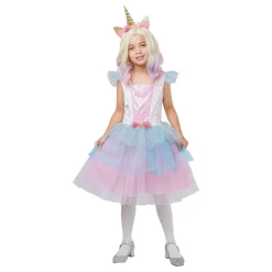 Hisab/Joker Company AB Unicorn Kjole Børnekostume - Udklædningskostumer|Kostumetema