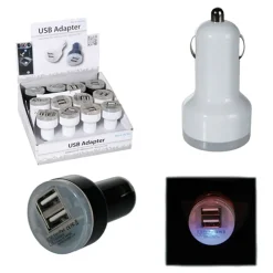 Online Out of the blue KG USB-Oplader til Bilen med LED