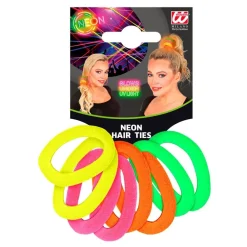 Widmann S.r.l. UV Neon Hårelastikker - Hatte|Parykker