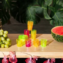 Boland Party Partners B.V. UV-Neon Shotglas - Tøj|Drikkeglas