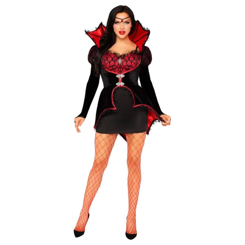 Sale Leg Avenue Europe Vampyrdronning Kjole Deluxe Kostume