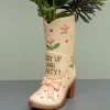 Boxer Gifts Ltd Vase Cowboystøvle Giddy Up - Hjem & Husholdning