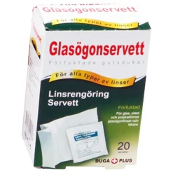 Dynäs Import AB Vådserviet til briller - Tilbehør|Accessories