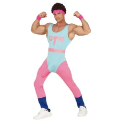Fiestas Guirca, S.L Veludrustet 80'er Aerobics Fyr Kostume - Udklædningskostumer|Kostumetema