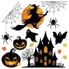 Fiestas Guirca, S.L Vægdekoration Halloween - Oppyntning