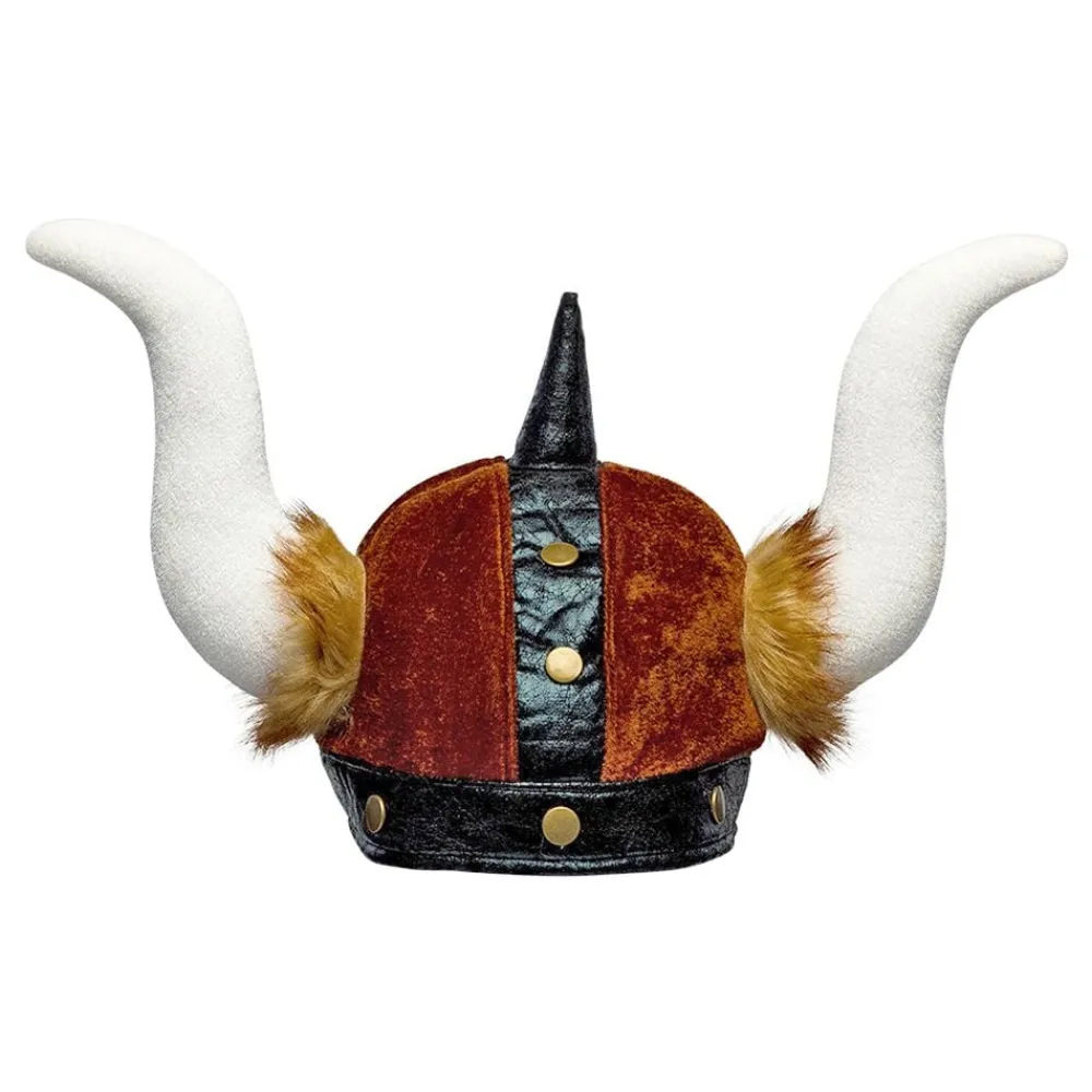 Boland Party Partners B.V. Vikingehjelm med Plys Barbarian - Kostumetema|Hatte