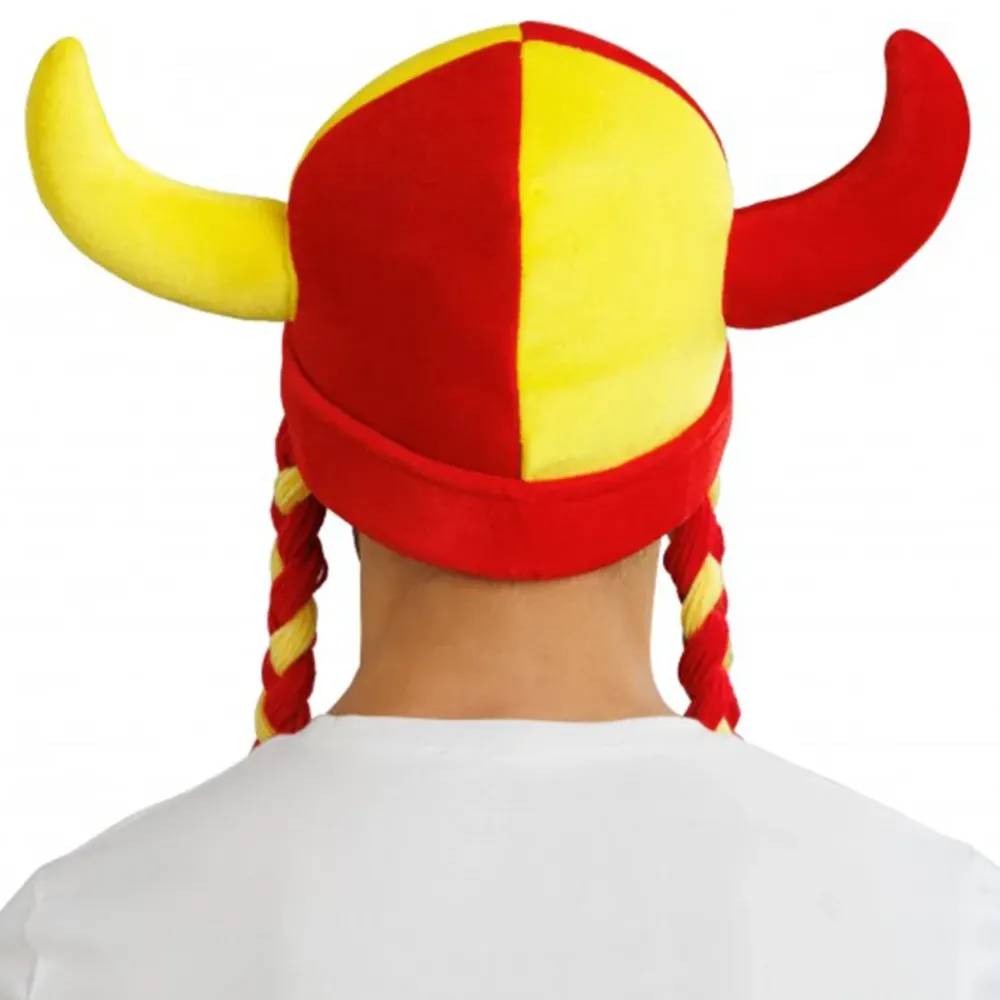 Best CHAKS Vikingehjelm Spanien med Fletninger