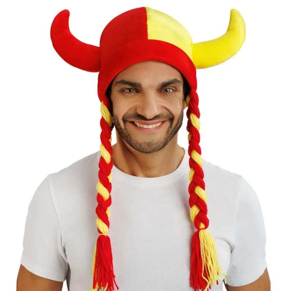Best CHAKS Vikingehjelm Spanien med Fletninger