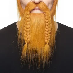 Sale Butterick's AB Viking Moustache med Skæg Rød