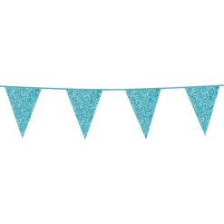 Sale Globos Europe B.V. Vimpelguirlande Babyblå Glitter