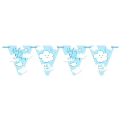 Folat B.V. Vimpelguirlande Baby Shower Lyseblå - Oppyntning