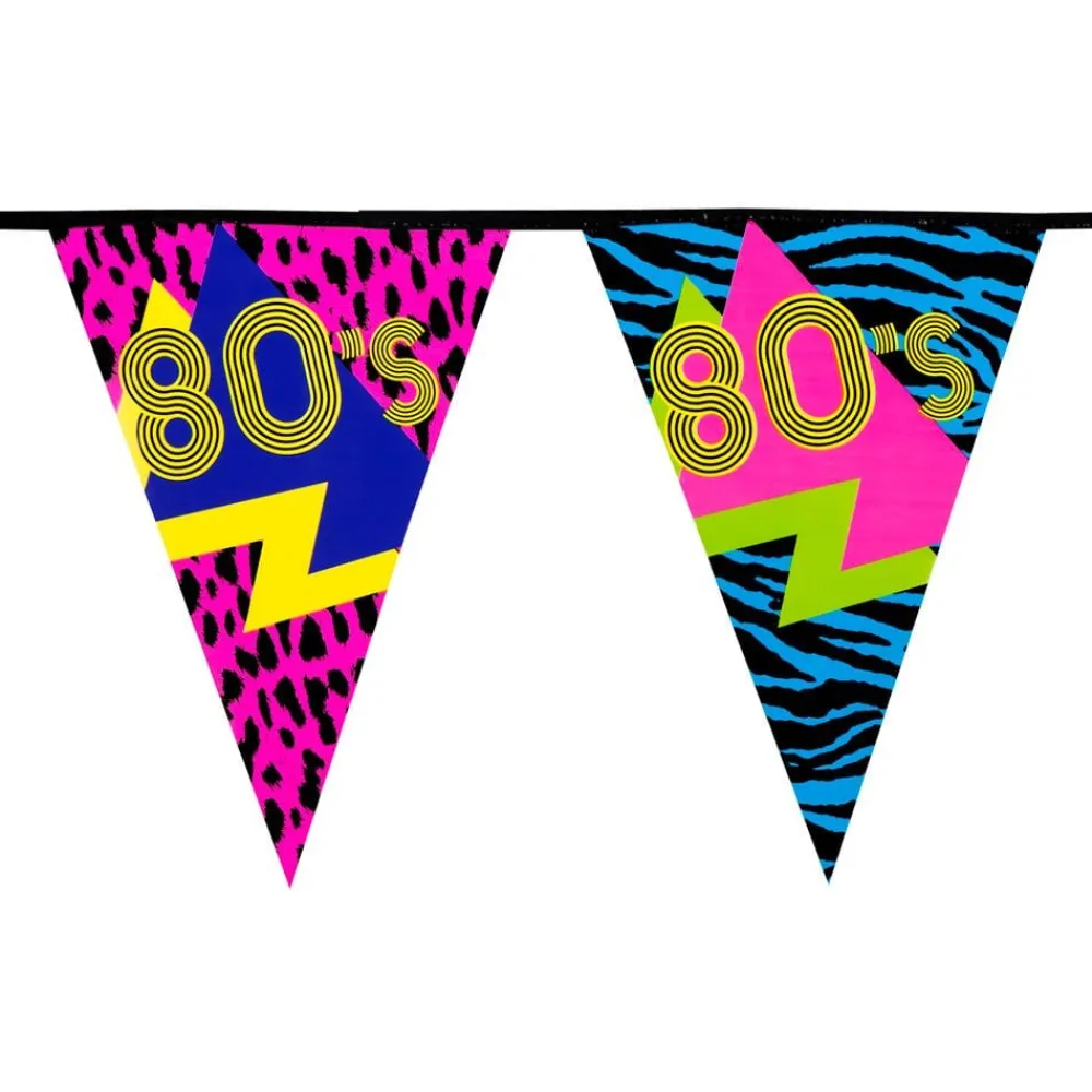 Boland Party Partners B.V. Vimpelguirlande 80'erne - Oppyntning