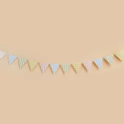 CG Global Products Ltd Vimpelguirlande Gingham - Oppyntning