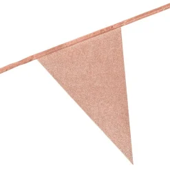 Globos Europe B.V. Vimpelguirlande Glitter Roséguld - Oppyntning