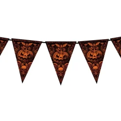 Fiestas Guirca, S.L Vimpelguirlande Gothic Græskar