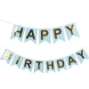 Hot Hisab/Joker Company AB Vimpelguirlande Happy Birthday Lyseblå