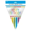 Unique UK Inc t/as Unique Party Vimpelguirlande Happy Birthday Rainbow - Oppyntning|Flag