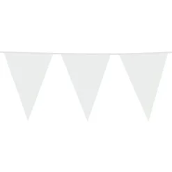 Globos Europe B.V. Vimpelguirlande Hvid - Oppyntning|Flag