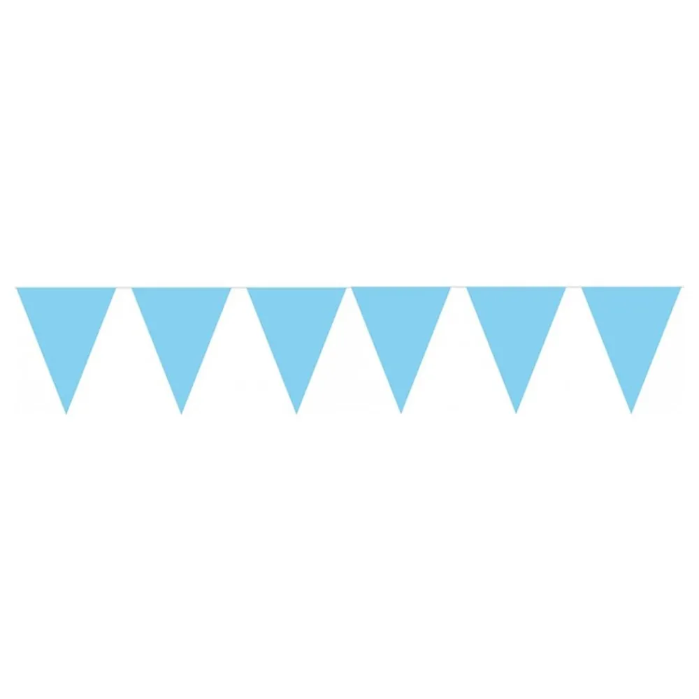 Folat B.V. Vimpelguirlande Lyseblå - Oppyntning|Flag
