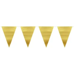 Folat B.V. Vimpelguirlande Mat Guld - Oppyntning|Flag