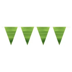 Folat B.V. Vimpelguirlande Mat Limegrøn - Oppyntning|Flag