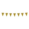 Online Globos Europe B.V. Vimpelguirlande Mini Metallisk Guld