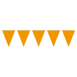 Globos Europe B.V. Vimpelguirlande Mini Orange - Oppyntning|Flag