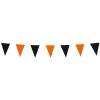 Outlet Globos Europe B.V. Vimpelguirlande Mini Sort/Orange