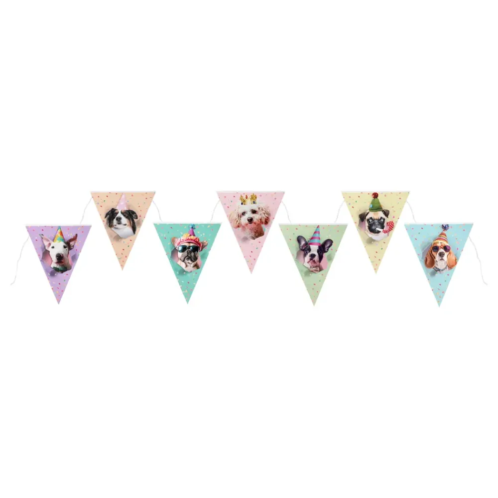 Santex Vimpelguirlande Party Hund - Oppyntning