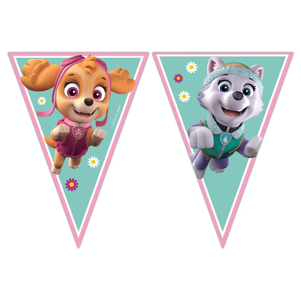Best Globos Europe B.V. Vimpelguirlande Paw Patrol Skye og Everest