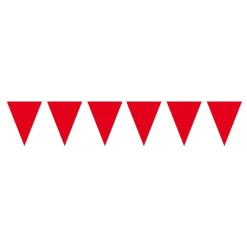 Globos Europe B.V. Vimpelguirlande Rød - Oppyntning|Flag
