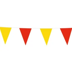 Discount Globos Europe B.V. Vimpelguirlande Rød/Gul