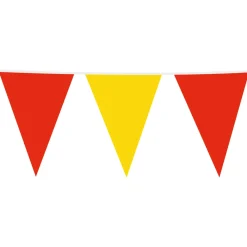 Sale Globos Europe B.V. Vimpelguirlande Rød/Gul Stor