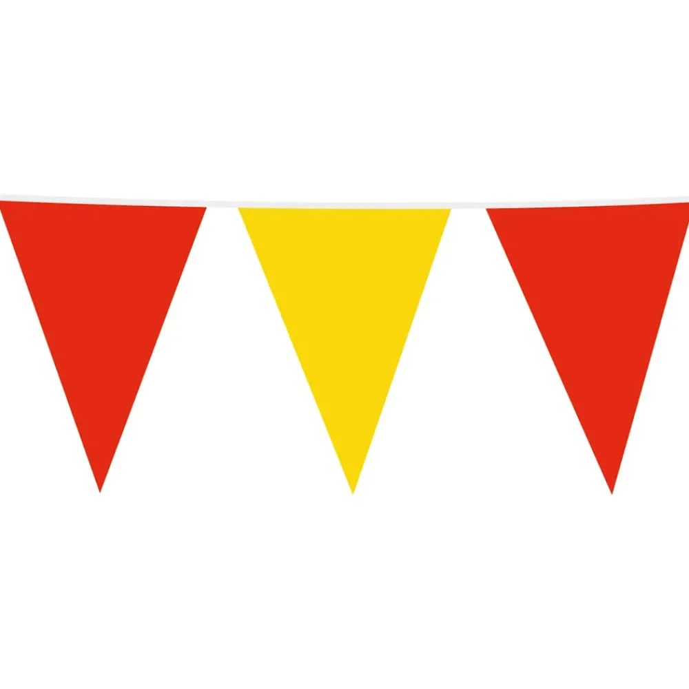 Sale Globos Europe B.V. Vimpelguirlande Rød/Gul Stor